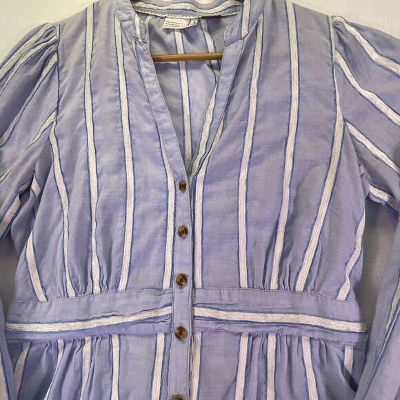 Anthropologie Women's South Seas Belted Striped Tunic. Sz 10 - Picture 3 of 10